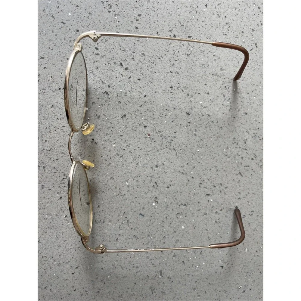 TI Flex T1512 1512 Caramel Eyeglasses Frames ONLY 48-18-135 Oval full rim gold